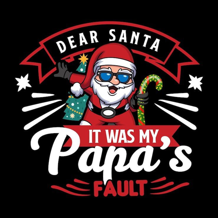 वेक्टर christmas t shirt,sticker,bag,mug design