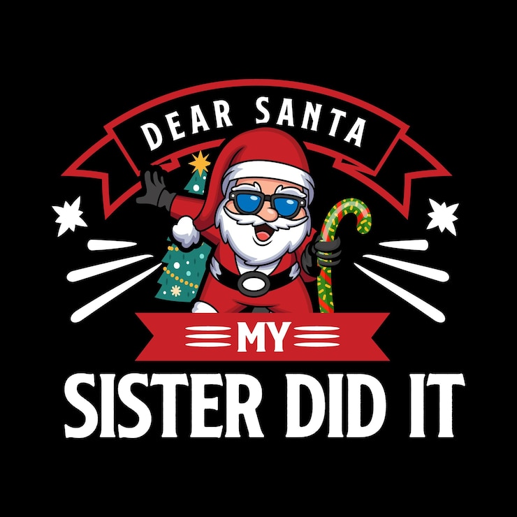 वेक्टर christmas t shirt,sticker,bag,mug design