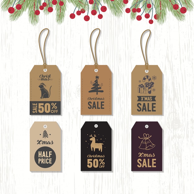 christmas tag set 