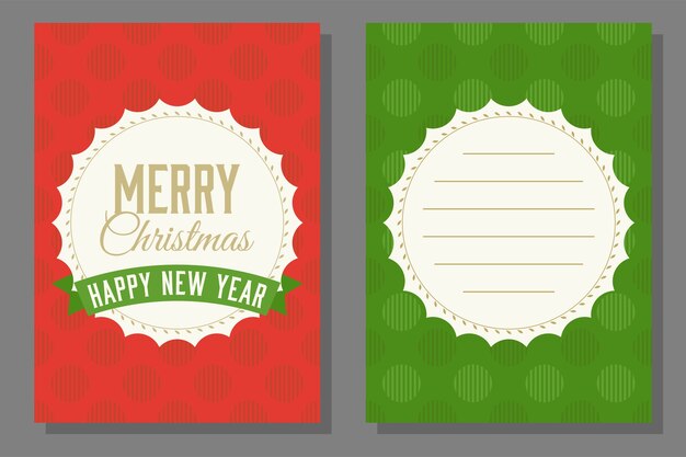 Christmas theme, poster and invitation card template