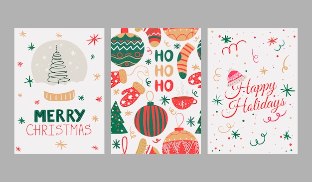 Christmas themed greeting card