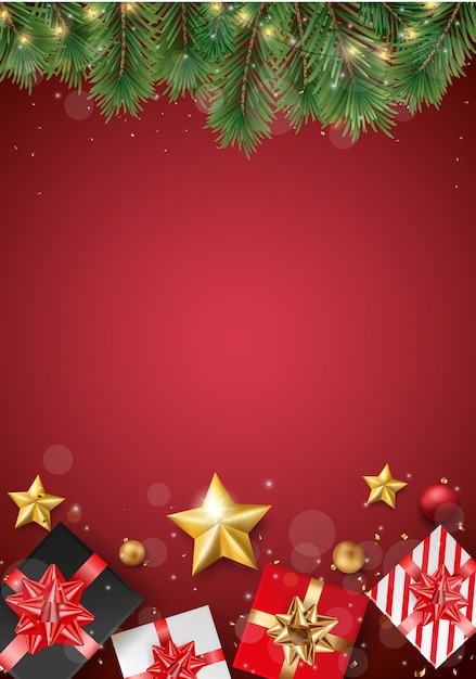 Vector christmas themed greeting