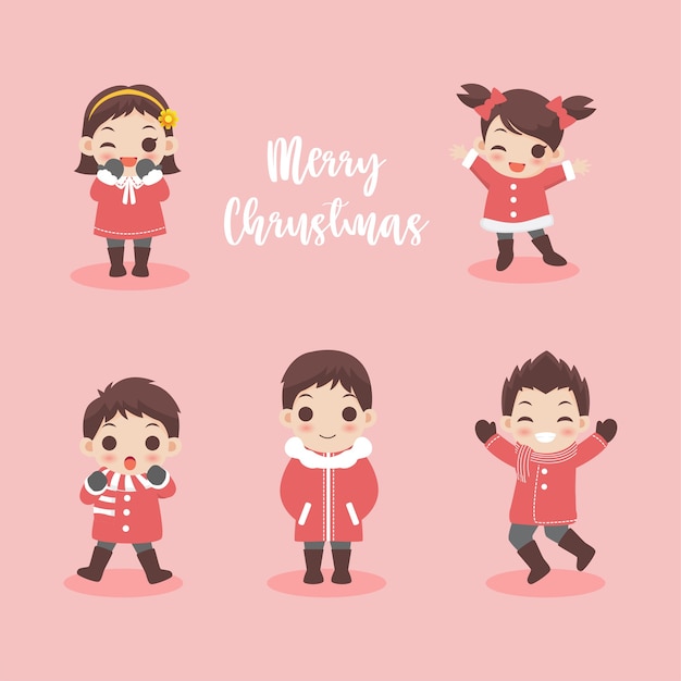 Vector christmas themed illustration