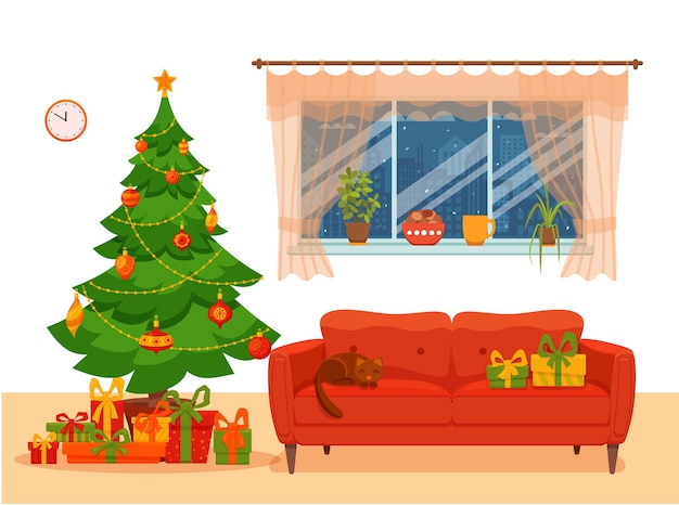 Illustrazione a tema natalizio