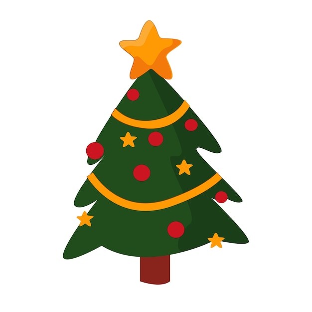 Vector christmas tree christmas tree vector illustration christmas tree