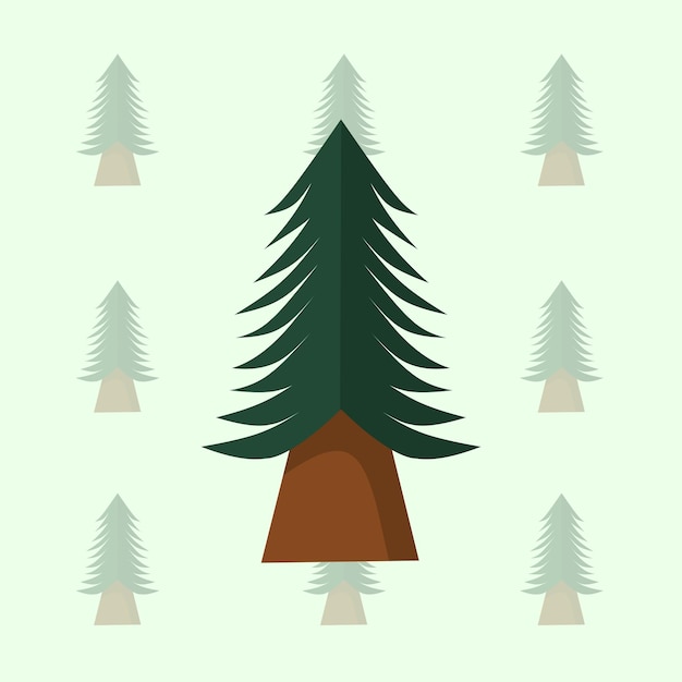 Christmas Tree Decoration Vector Illustration