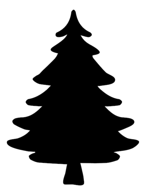 Christmas tree Holiday decoration Christmas tree icon Christmas tree vector