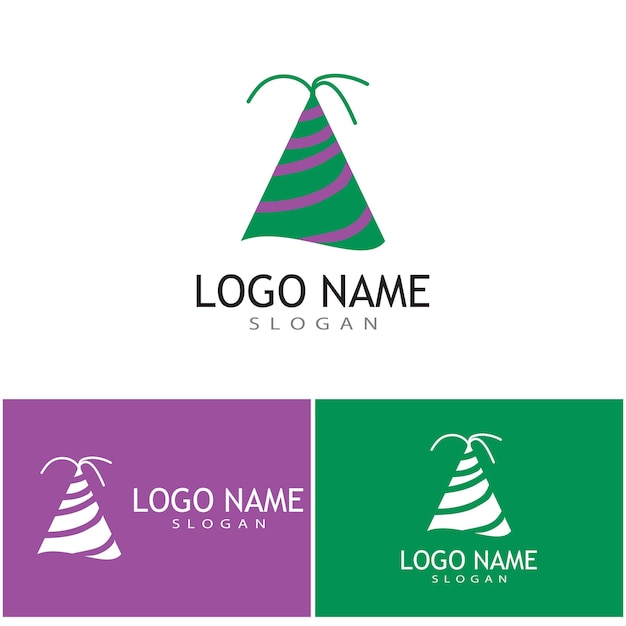 Albero di natale logo template simbolo vettoriale natura