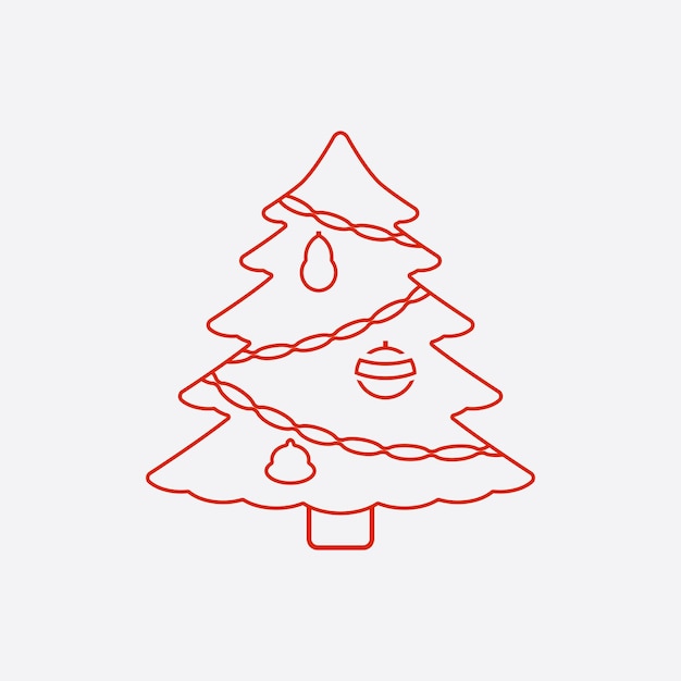 Logo dell'albero di natale