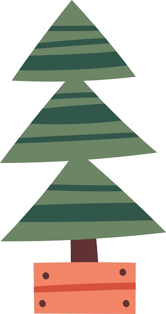 Albero di natale in vaso