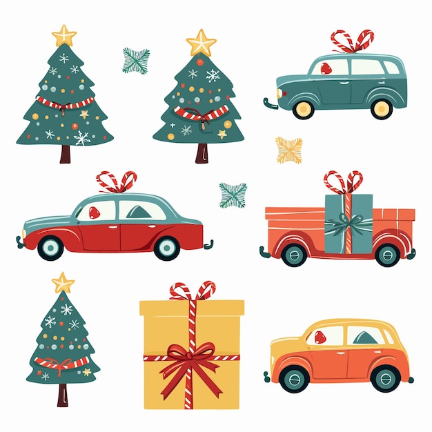 christmas tree seamless patten
