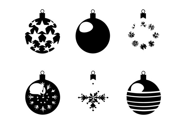 Christmas tree silhouette png vector