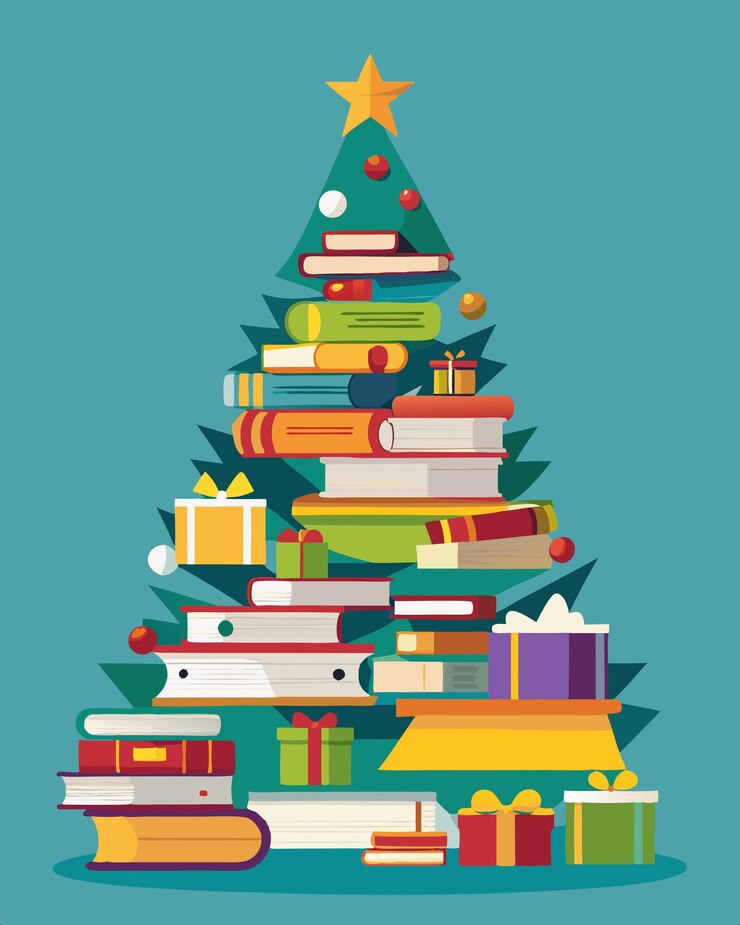 Vector christmas tree vector art solid white background festive holiday 4k hd photo