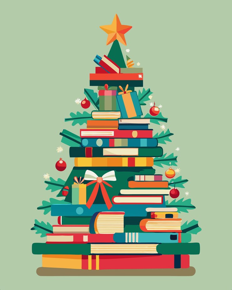 Vector christmas tree vector art solid white background festive holiday 4k hd photo