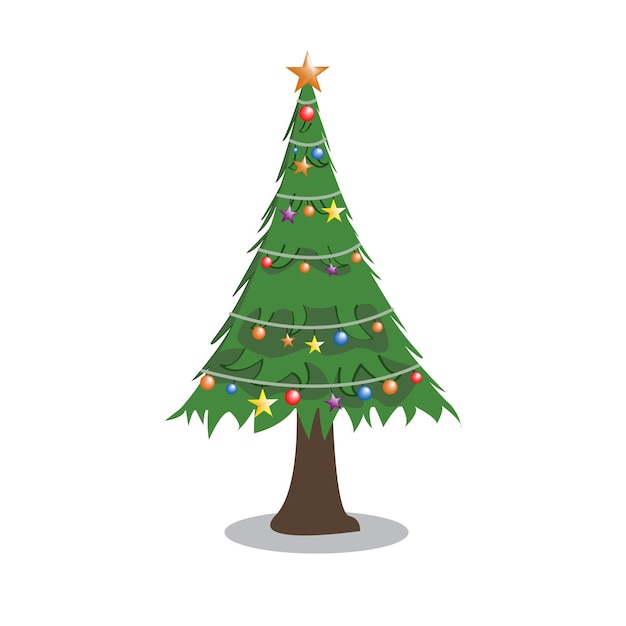 Christmas Tree Vector Element