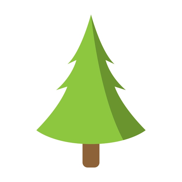 Christmas tree vector element