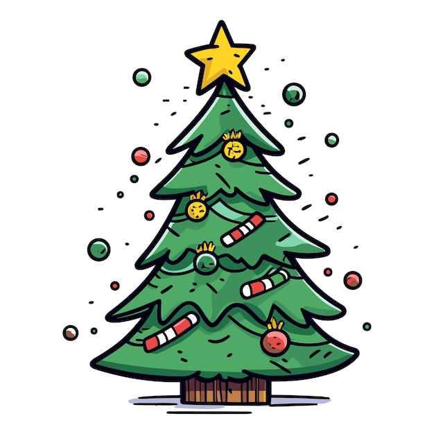 Christmas Tree vector illustration