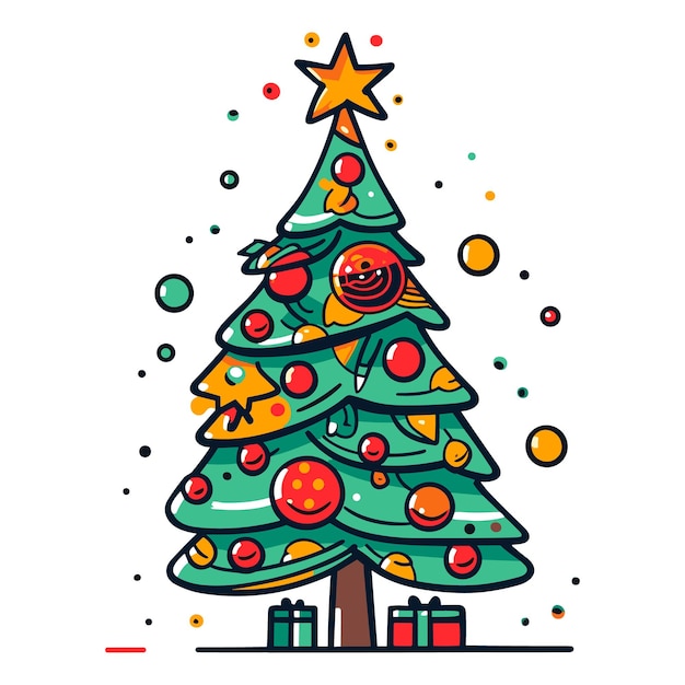 Christmas Tree vector illustration