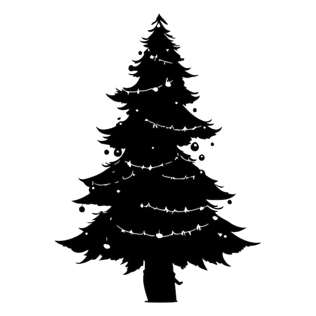 Christmas tree vector