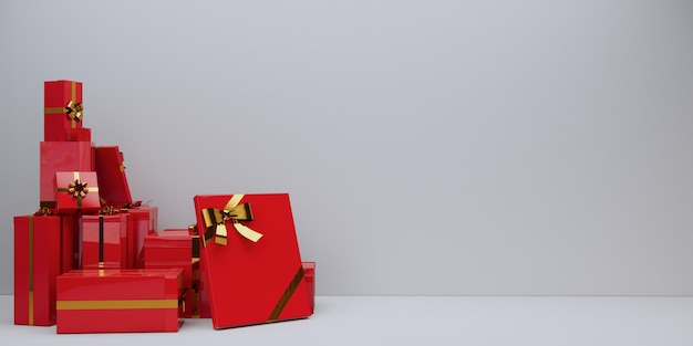 Christmas tree with letters XMAS 3d rendering