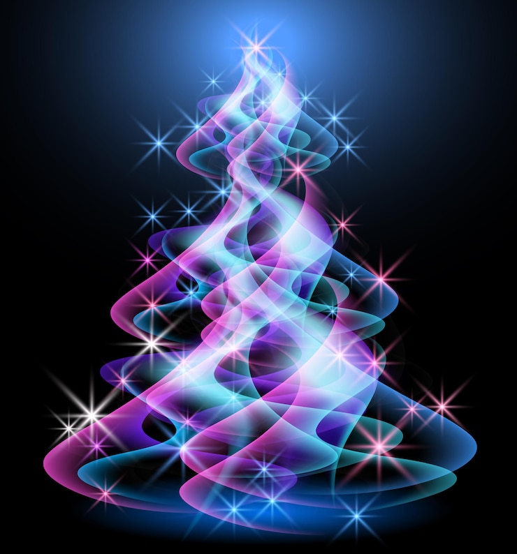 Vector christmas tree