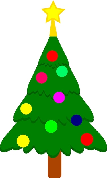 Vector christmas tree