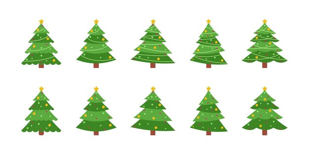 Vector christmas tree