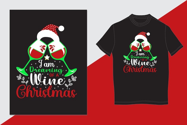 Вектор Рождественский дизайн футболки 1