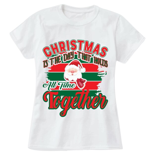Вектор Рождественский дизайн футболки креативная футболка одежда футболка дизайн футболки типографская футболкафутболка