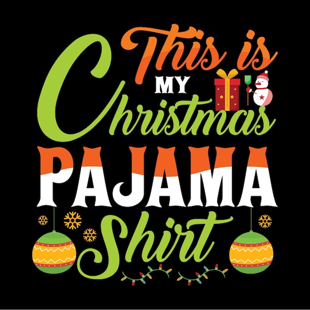 Vector christmas tshirt design vector template