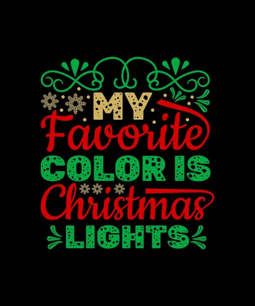 Christmas Tshirt Design Vector