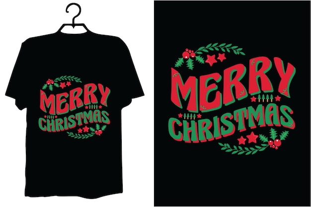 クリスマスのTシャツのデザイン