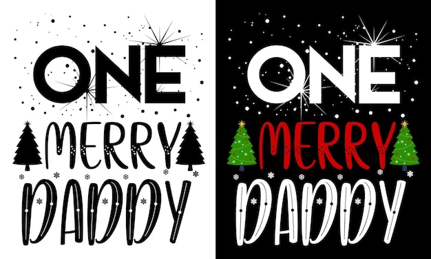 Christmas typography t shirt design or christmas t shirt