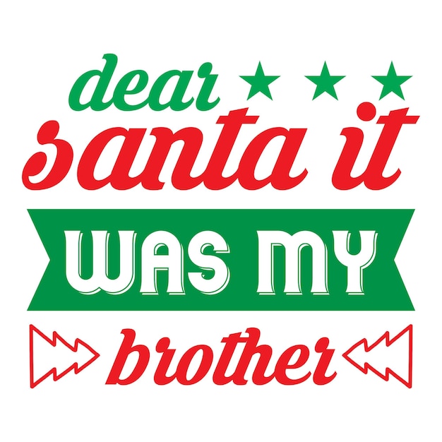 Christmas typography t-shirt design file