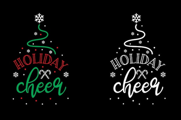 Christmas typography Tshirt design Christmas vector typography Tshirt design