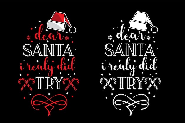 Christmas typography tshirt design Christmas vector typography Tshirt design