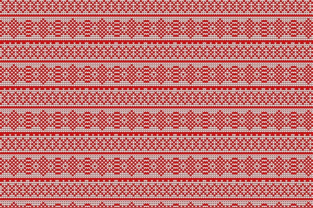 Christmas ugly sweaters seamless pattern premium vector Premium Vector