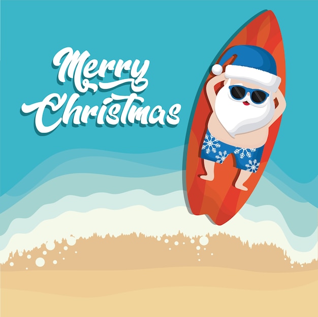 Vector christmas vacations design