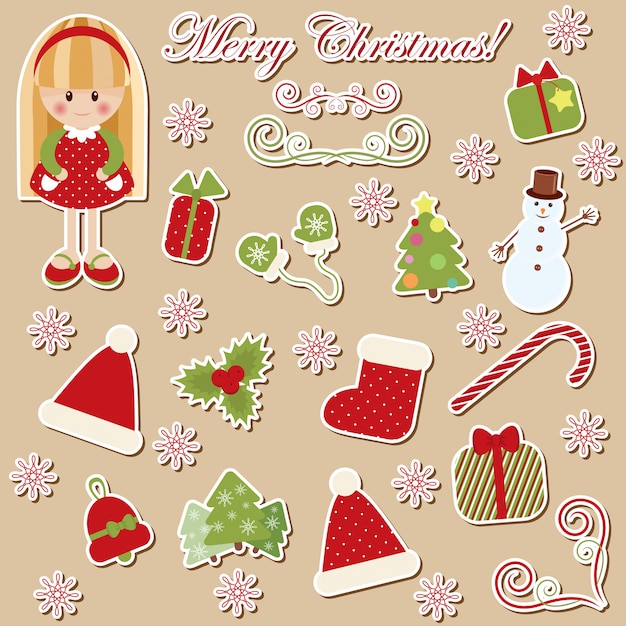 Clipart vettoriali di natale