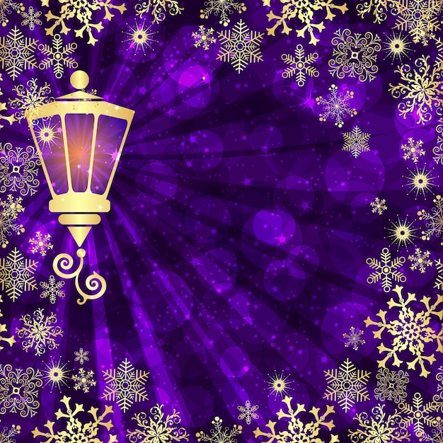 Christmas vector dark violet frame