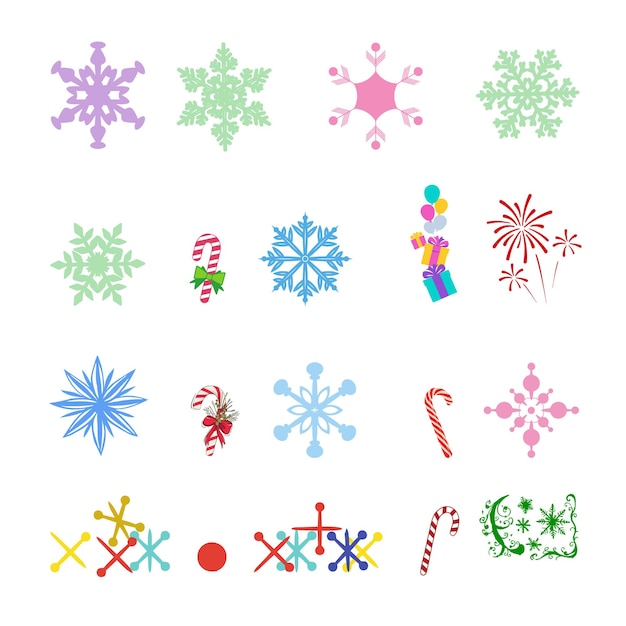 Christmas vector design ornaments