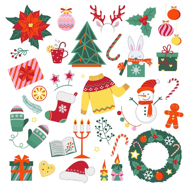 Vettore natale vector elements