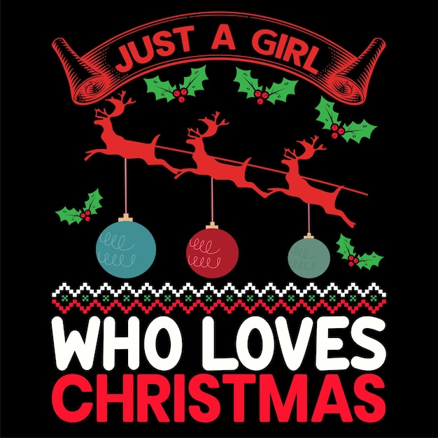 Christmas vector t shirt design