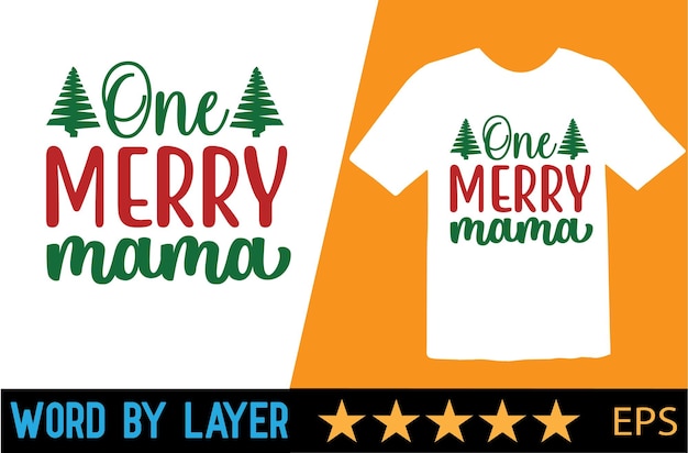 Christmas vector t-shirt design