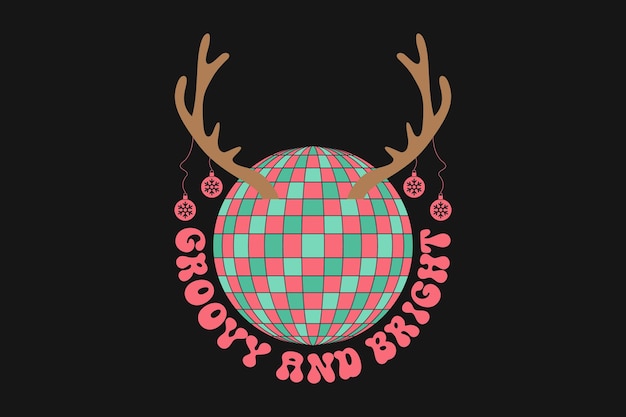 Vector christmas vector tshirt design