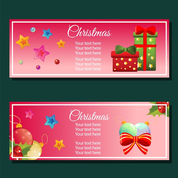 Christmas vertical banner