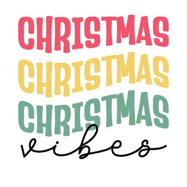 christmas vibes design