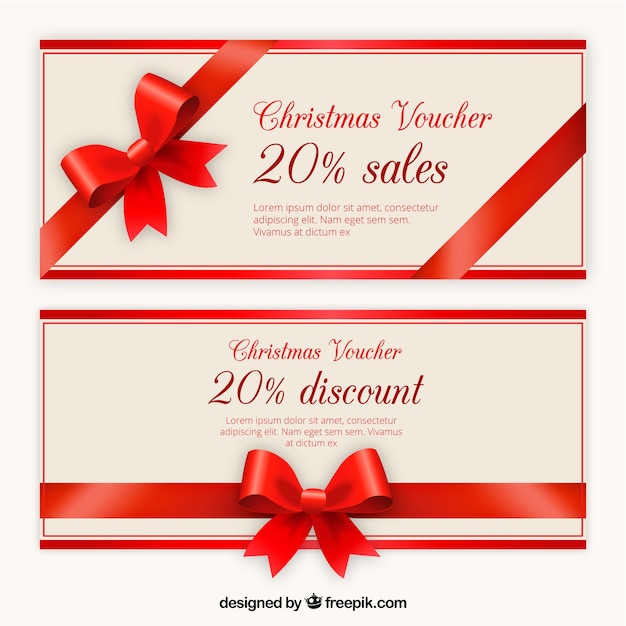 Christmas Voucher Discount Template Pack