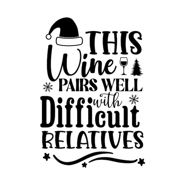 Christmas wine svg design cut files christmas porch sign design