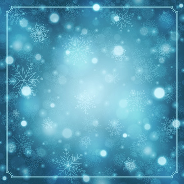 Christmas winter background magic snow sparkles